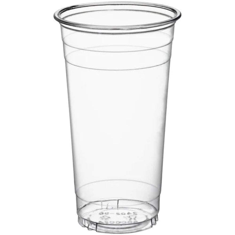 Vasos de plástico transparente PET de 24 oz, 98 mm - 600 unidades
