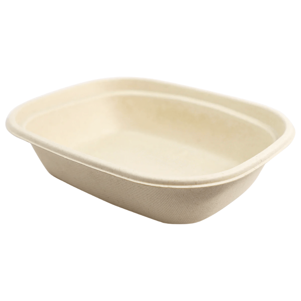 34 oz. Rectangular Box, 1 Compartment-300 pcs
