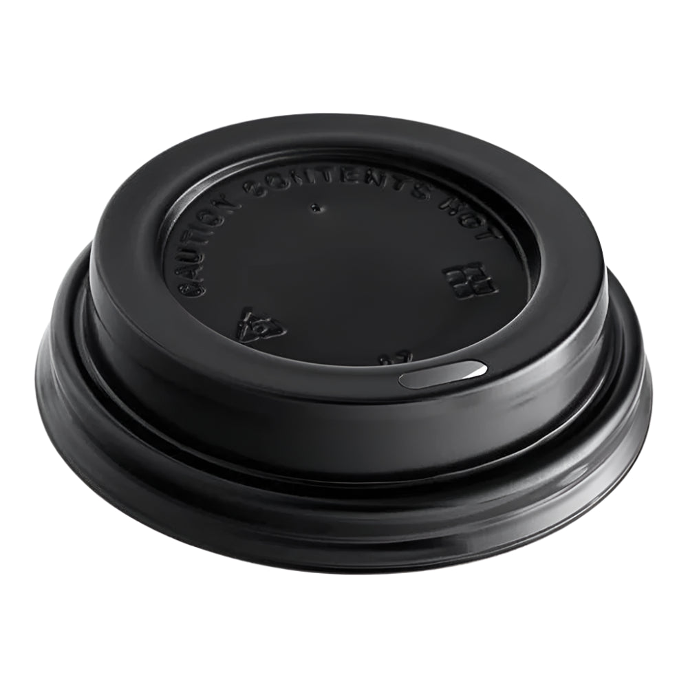 4 oz. Black Dome Lids-2000 pcs