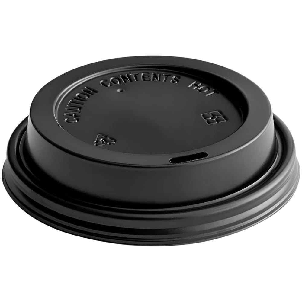 70 mm Black Dome Lids-1000 pcs