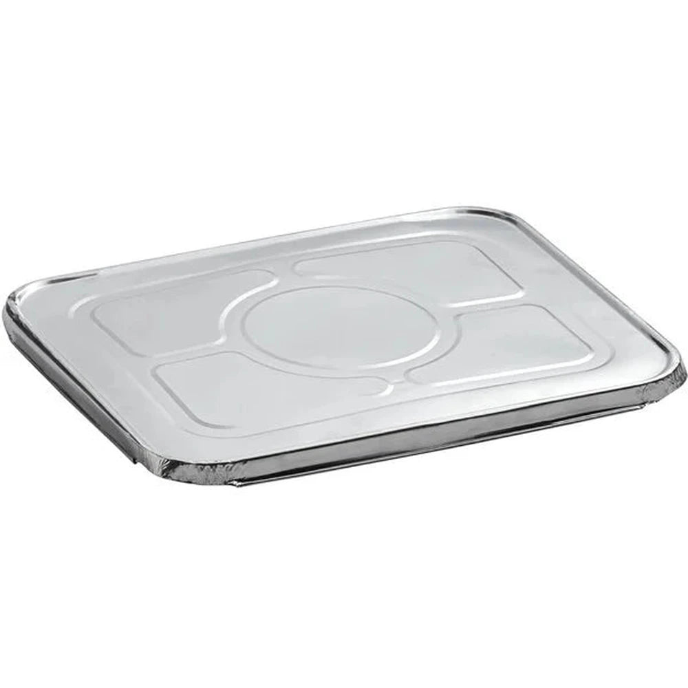 Half-Size Rectangular Foil Lids-100 pcs