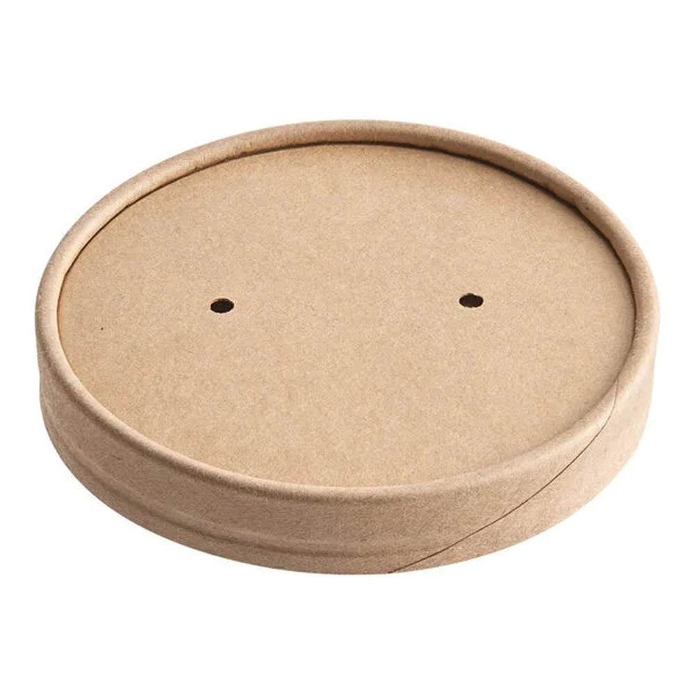 Lids for All Sizes of Kraft Paper Soup Cups-500 pcs