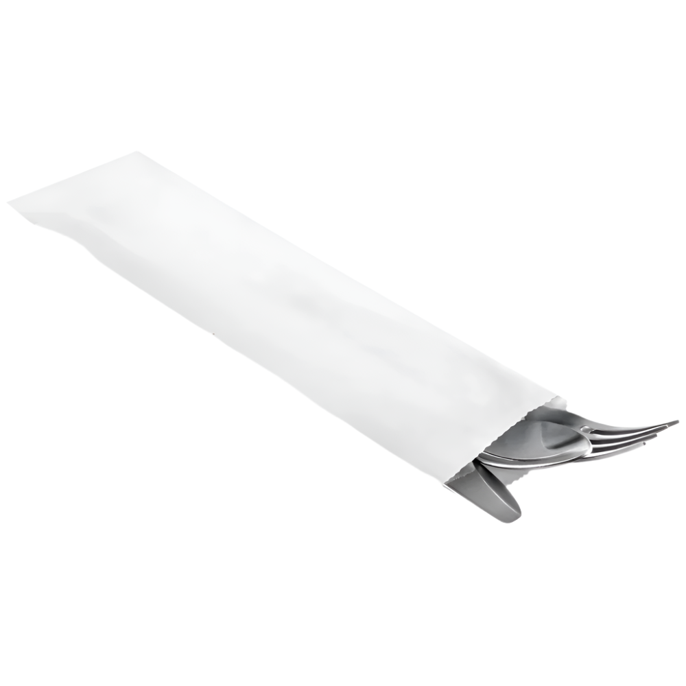 Silverware Paper Bag, White-2000 pcs