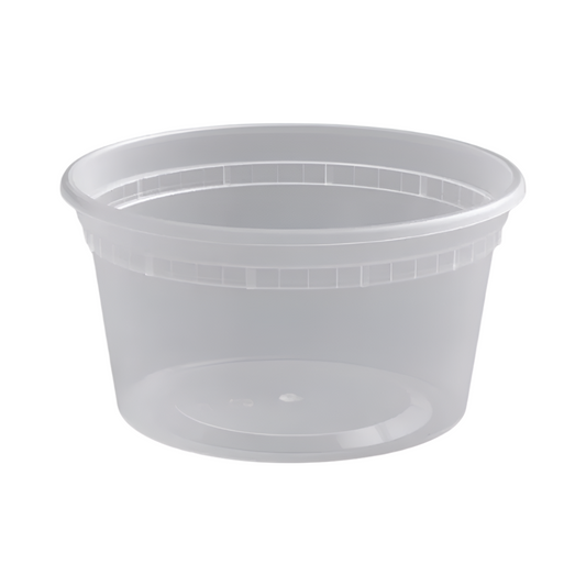 16 oz.Translucent Round Plastic Deli Container-500 pcs