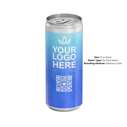 Custom Water: Canned Water