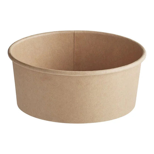 24 oz. Round Kraft Paper Bowl-600 pcs