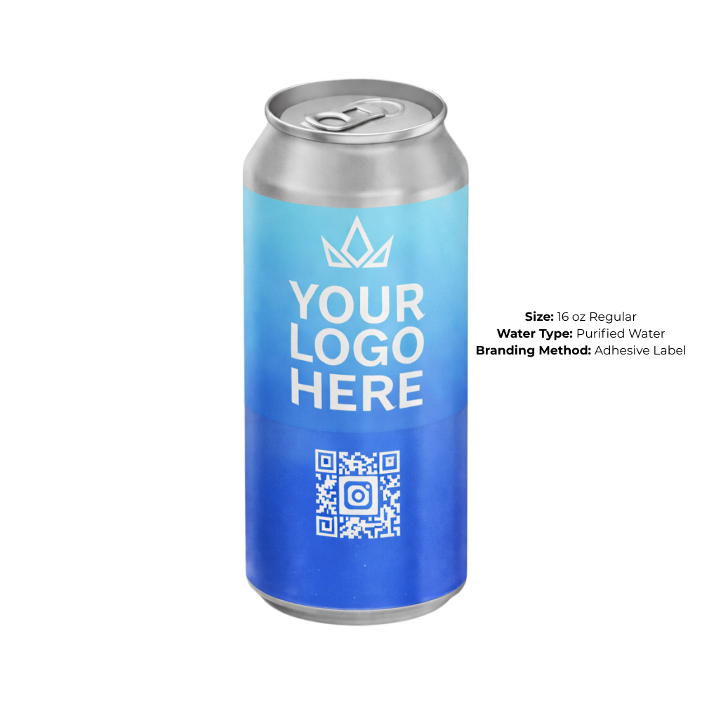 Custom Water: Canned Water