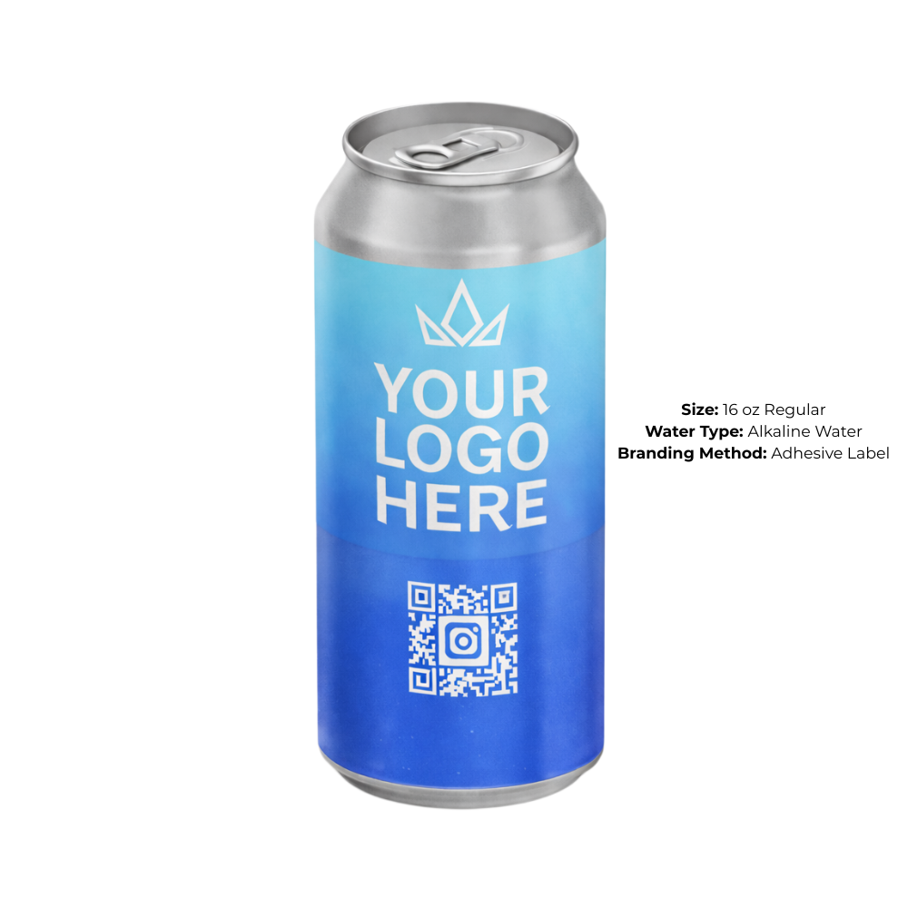 Custom Water: Canned Water