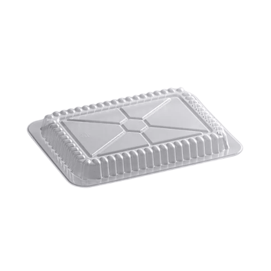 2.25 lb Rectangular Plastic Dome Lids-500 pcs
