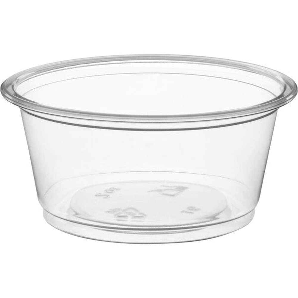 Vasitos de plástico transparente para soufflé (2 oz) – 2500 unidades