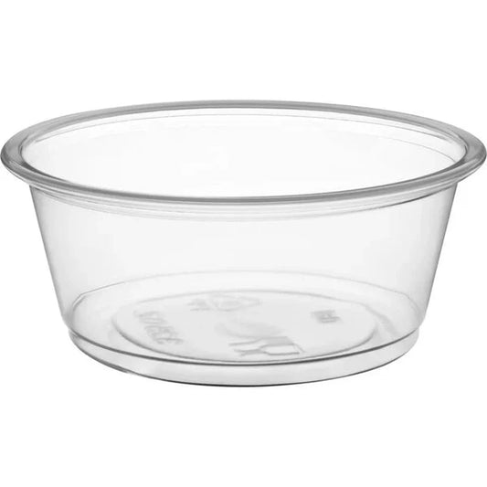 Vasitos de plástico transparente para soufflé (3 oz) – 2500 unidades