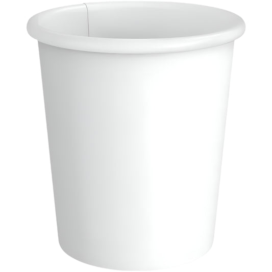 4 oz. White Paper Hot Cups-Single Wall-1000 pcs