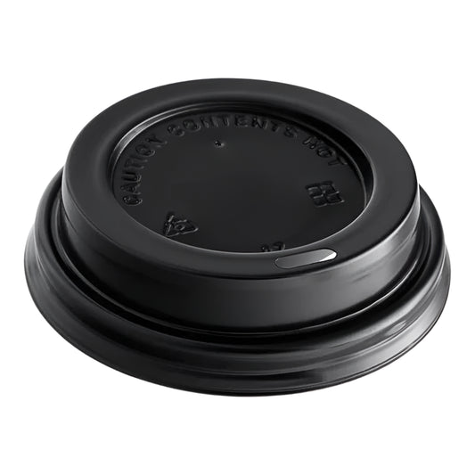 4 oz. Black Dome Lids-2000 pcs