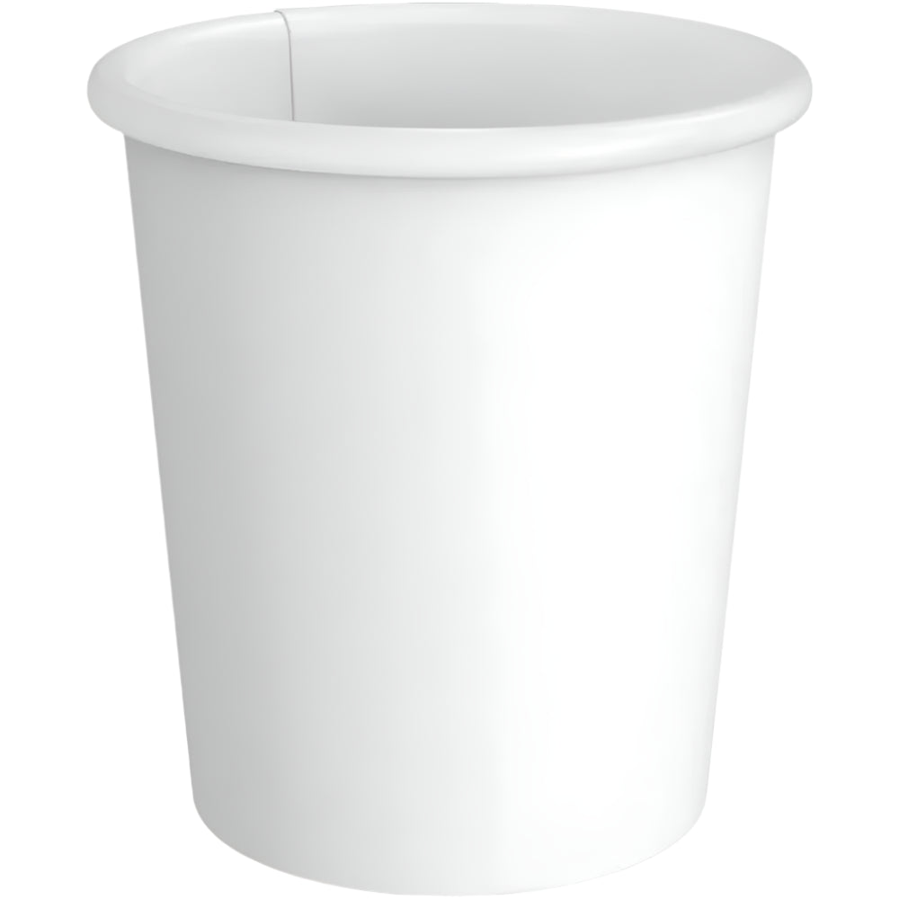 6 oz. White Paper Hot Cups-Single Wall-1000 pcs