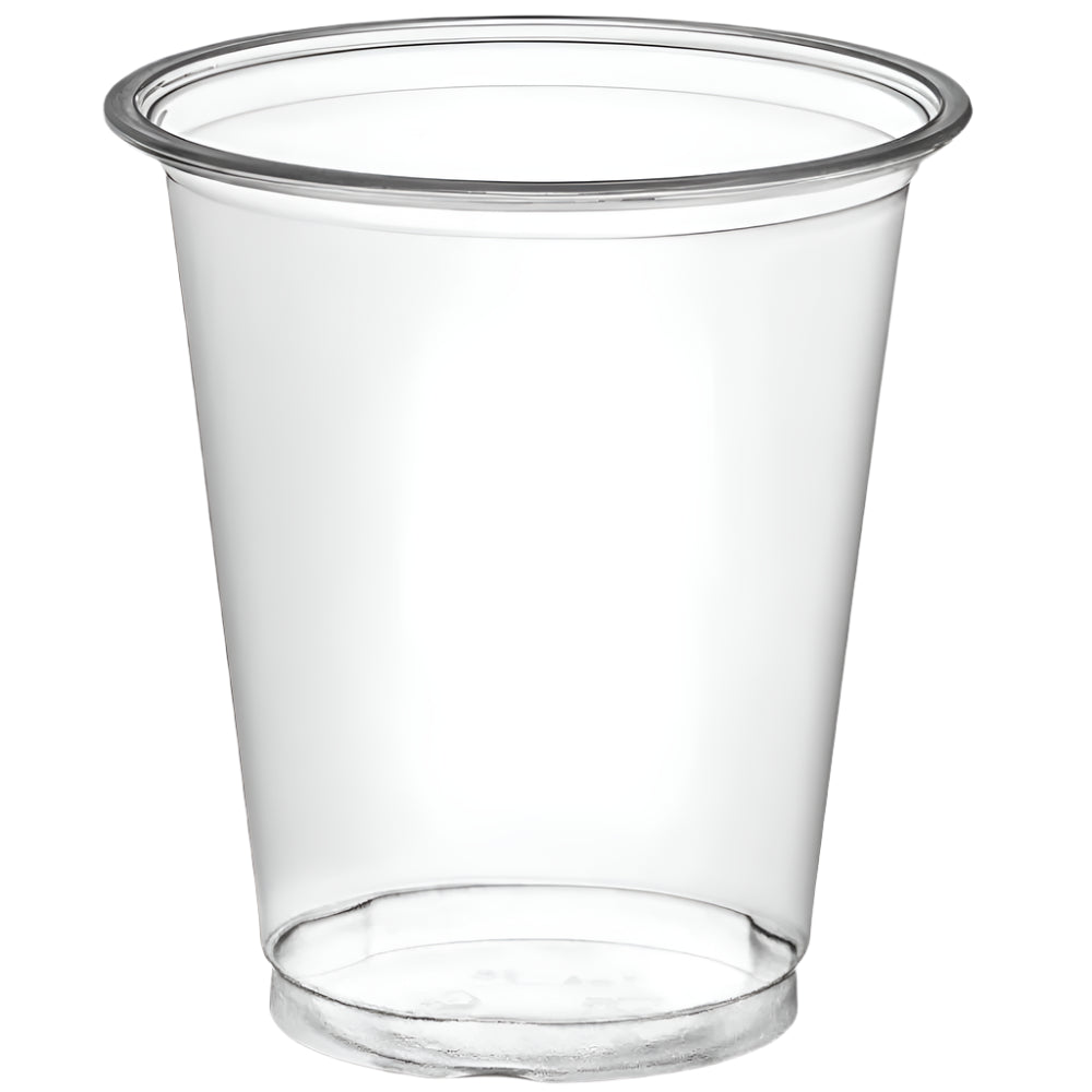 Vasos de plástico transparente PET de 8 oz, 78 mm - 1000 unidades