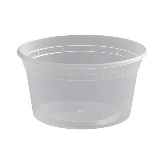 8 oz.Translucent Round Plastic Deli Container-500 pcs
