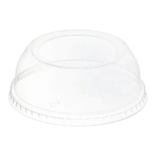 Tapas de cúpula de 98 mm con orificio ancho para vasos PET transparentes de 14 a 24 oz (1000 unidades)