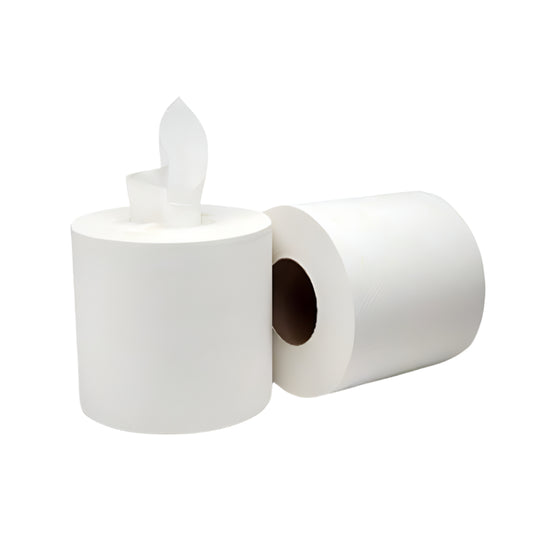 Center Pull Towel 2ply White (Case of 6 Rolls)