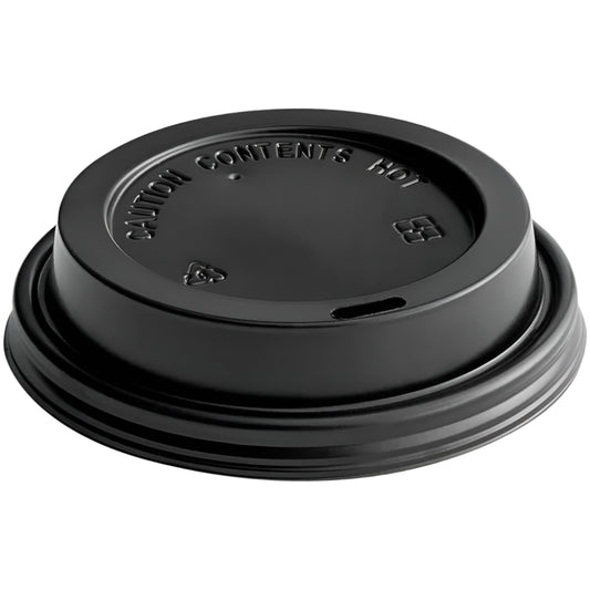70 mm Black Dome Lids-1000 pcs