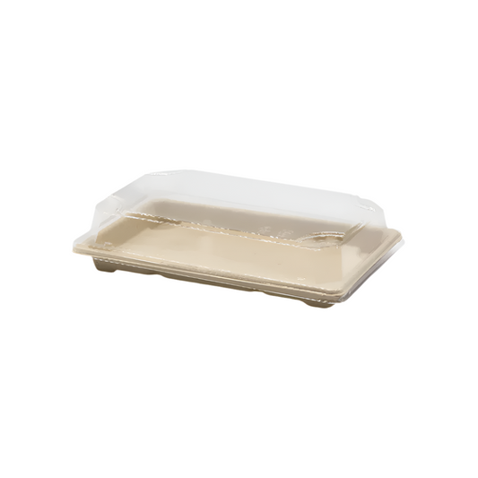 Base EG 1.0 Fiber Sushi Tray-Natural Color, 600 pcs