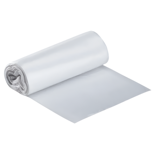 Liner 24" x 24" White 10 Gallons High Density 6 Micron-1000 Units